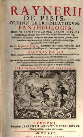 Pantheologia. 1