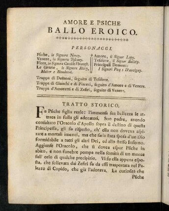 66-73, Amor e Psiche Ballo Eroico.