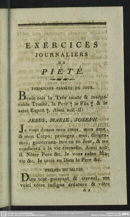 Premieres Pensées Du Jour
