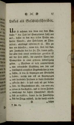 Lukas als Geschichtschreiber.