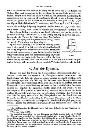 C. Aus der Dynamik