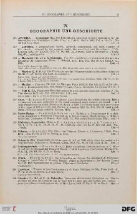 Gerographie und Geschichte (Nr. 281-391)