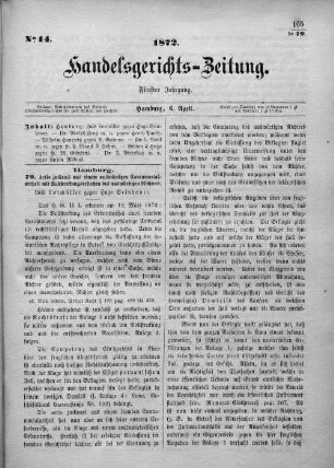 No. 14. 6. April 1872