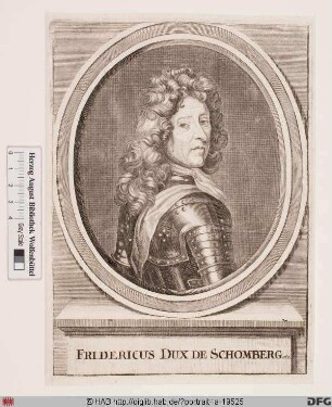 Bildnis Frédéric-Armand de Schomberg (1674 duc) (eig. Friedrich Hermann von Schönberg)