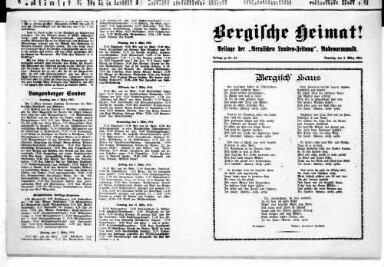 Titelseite einer Zeitung