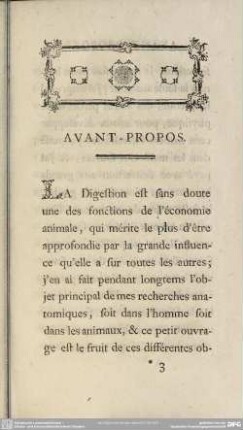 Sur La Digestion De L' Homme Et Celle Des Animaux