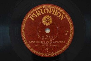 Die Nacht / (A. Rubinstein)