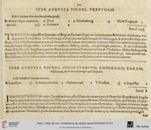 Iter Augusta Vindel. Treptoam
