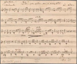 "Oh! Par pitié ne m'aimez plus - Arr; guit". - BSB Mus.Schott.Ha 6426-4