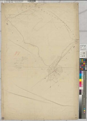 Mairie de Gressenich, Section K dite Bene, commune Bene. 1: 2500 (alte Urkarte)