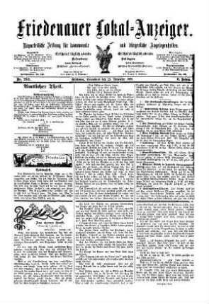 Nr. 252, 25.11.1899