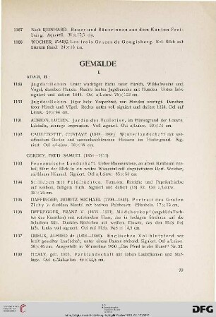 Gemälde (Nr. 1189-1287)