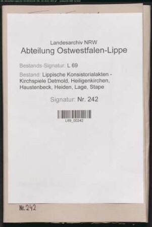 Kirchenrechnungen, Einkünfte- und Güterverzeichnisse (auch Schule und Küsterei, Armeneinkünfte)