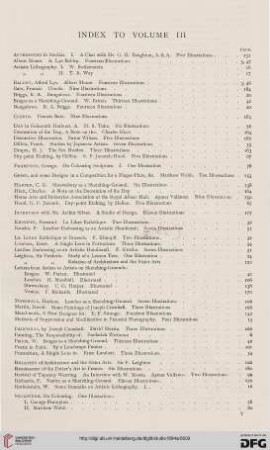 Index to volume III
