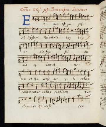 61v - 62r In voluntate tua Domine universa sunt posita