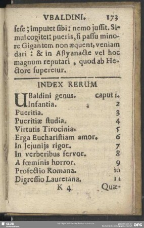Index Rerum