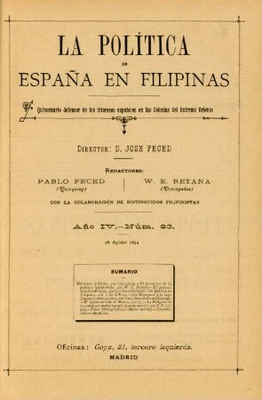 Núm. 93. 28 Agosto 1894