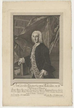 Bildnis des Johannes Godofredus Bauerus