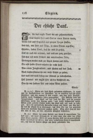 Der ehliche Dank.