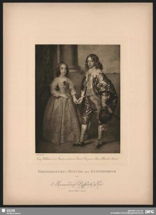 Prinz Wilhelm II. von Oranien und seine Braut Prinzessin Maria Henriette Stuart