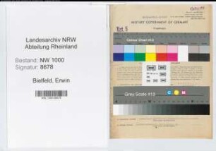 Entnazifizierung Erwin Bielfeld, geb. 21.12.1899 (Beamter)