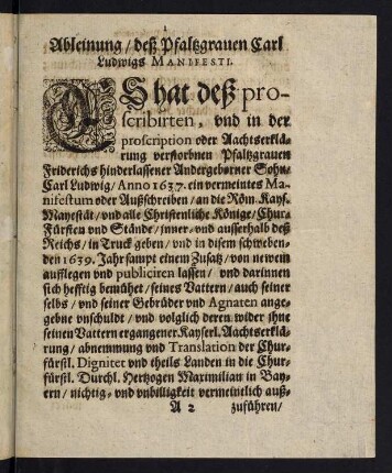 3-120, Manifesti.
