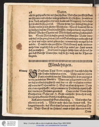Allmächtigen