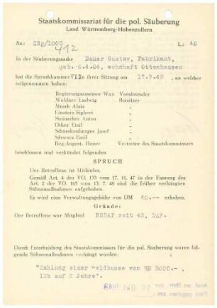 Bauer, Gustav
