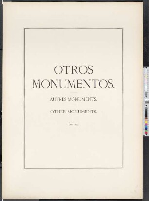 Otros monumentos.