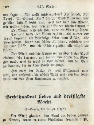 Sechshundert sieben und dreißigste Nacht