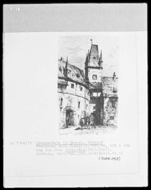 Spangenberg: Burghof