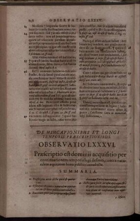 De Usucapionibus Et Longi Temporis Præscriptionibus.