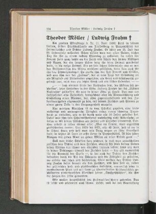 Theodor Möller / Ludwig Frahm