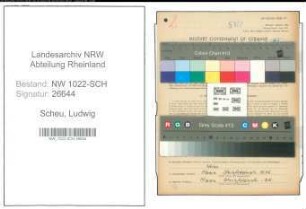 Entnazifizierung Ludwig Scheu , geb. 30.01.1905 (Schlosser)