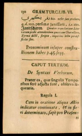 Caput Tertium. De Syntaxi Verborum.