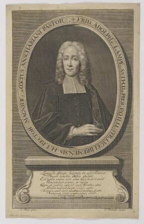 Bildnis des Frid. Adolphus Lampe