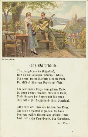 Das Vaterland - Ich bin geboren im Bayerland [...]
