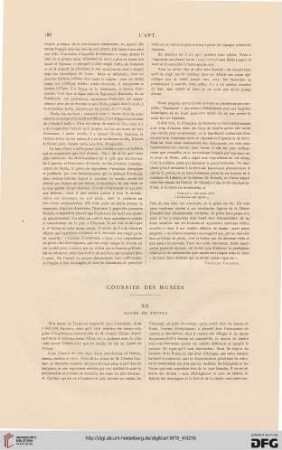 Courrier des Musées: Musée de Troyes