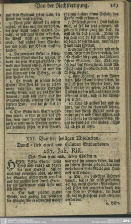 XXI. Von der heiligen Absolution