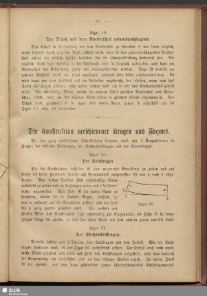 Die Konstruktion verschiedener Kragen und Façons