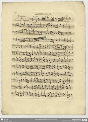 Alessandro Severo, HWV A13 