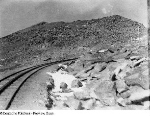 Colorado, Manitou, Geomorphologie, Gebirge, Nahe Gipfel von Pike's Peak bei Manitou