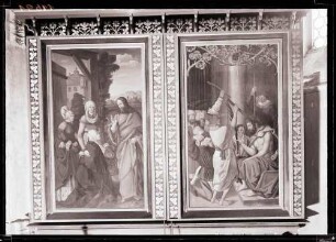 Bergkirche; Südlicher Seitenflügelaltar geschlossen