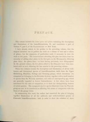 Palaeontology of New-York, 5,1,2. Lamellibranchiata : Text and plates, containing descriptions and figures of the dimyaria of the upper Helderberg, Hamilton, Portage and Chemung groups