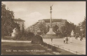 Ansichtskarte Belle-Alliance-Platz, Friedenssäule [3/3]