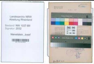 Entnazifizierung Josef Nievelstein , geb. 09.05.1911 (Angestellter)