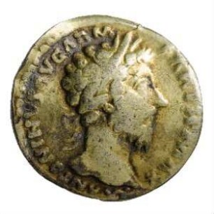 Münze, Denar, Dezember 166 bis Dezember 167 n. Chr.