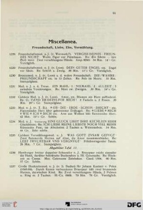 Miscellanea (Nr. 1228-1358)