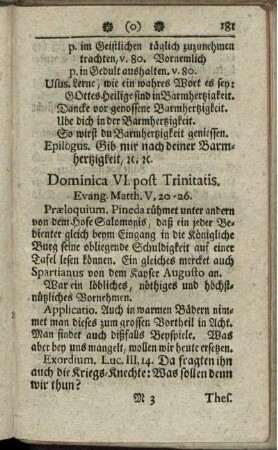 Dominica VI. post Trinitatis.