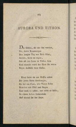 164-178, Aurora und Tithon. - Aurora und Tithon.